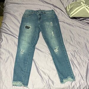 Maurices Distressed Denim Skinny Jeans